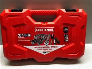 Craftsman 33pc 6pt sae/metric 3/8